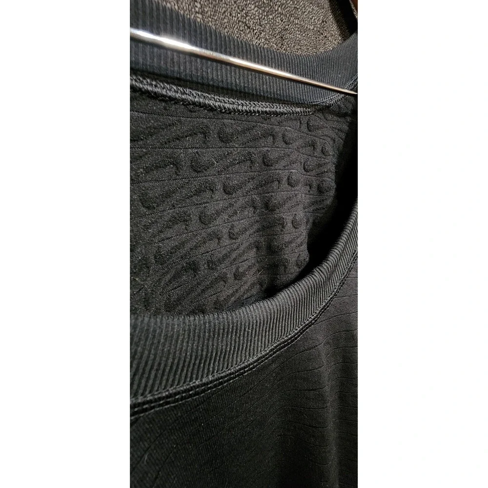 NIKE THERMA-FIT Element Crew Neck Sweatshirt‎ Sz 2X Black Active Gym Long Sleeve